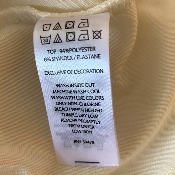 CATHERINE MALANDRINO Toddler Dress, Cream/Off White, Size: 4T - Picture 8 of 9